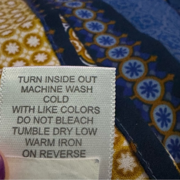 Dressbarn 3X Shirt Top Blue Gold Striped Short Sleeve Scoop Neck Keyhole Sheer - Picture 8 of 8